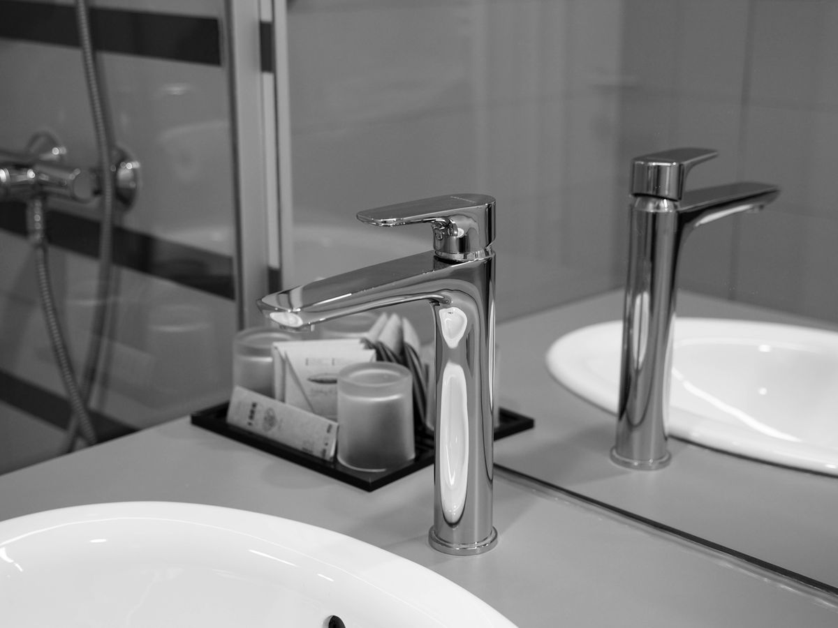 Brizo Litze Widespread Brushed Nickel faucet